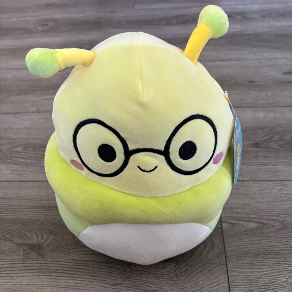 Squishmallows Yellow & Lime Caterpillar Plush Toy